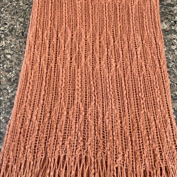 Dusty Rose Knit Scarf - Picture 4 of 5